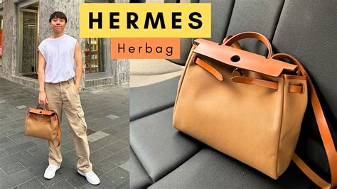 hermes herbag men|hermes herbag price 2022.